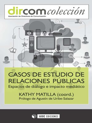 cover image of Casos de estudio de relaciones públicas